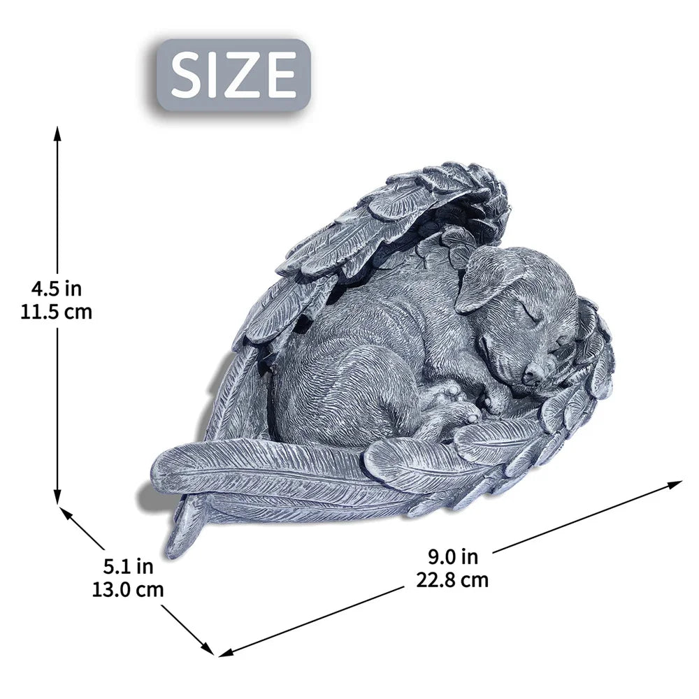 Guardian Angel: Customizable Dog Memorial Stone